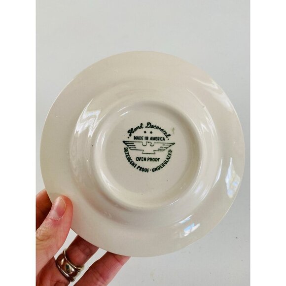 Vintage Marcrest Swiss Chalet Alpine Ashtray, Trinket Dish, Stetson Marcrest - Picture 4 of 8